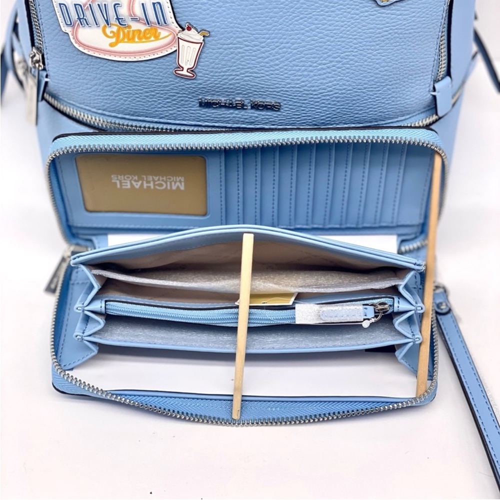MICHAEL KORS Rhea Medium Embellished Backpack and Continental Wallet Set - Picture 6 of 11
